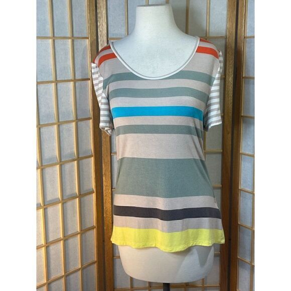 Lapis XL Lightweight Striped Top - Picture 10 of 13